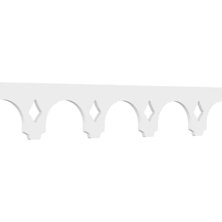 Ekena Millwork Freeport Architectural Grade PVC Running Trim, 8"H x 5/8"P x 48"L RUNP08X0625X48FRP